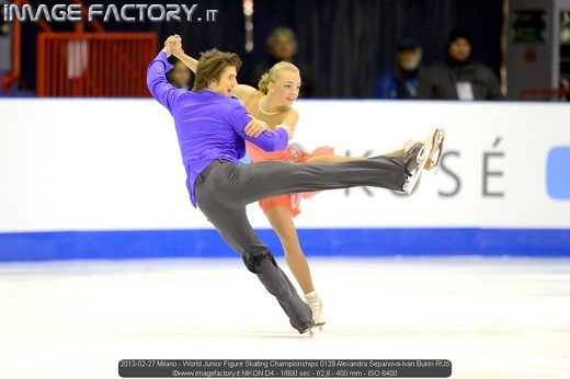 2013-02-27 Milano - World Junior Figure Skating Championships 0129 Alexandra Sepanova-Ivan Bukin RUS